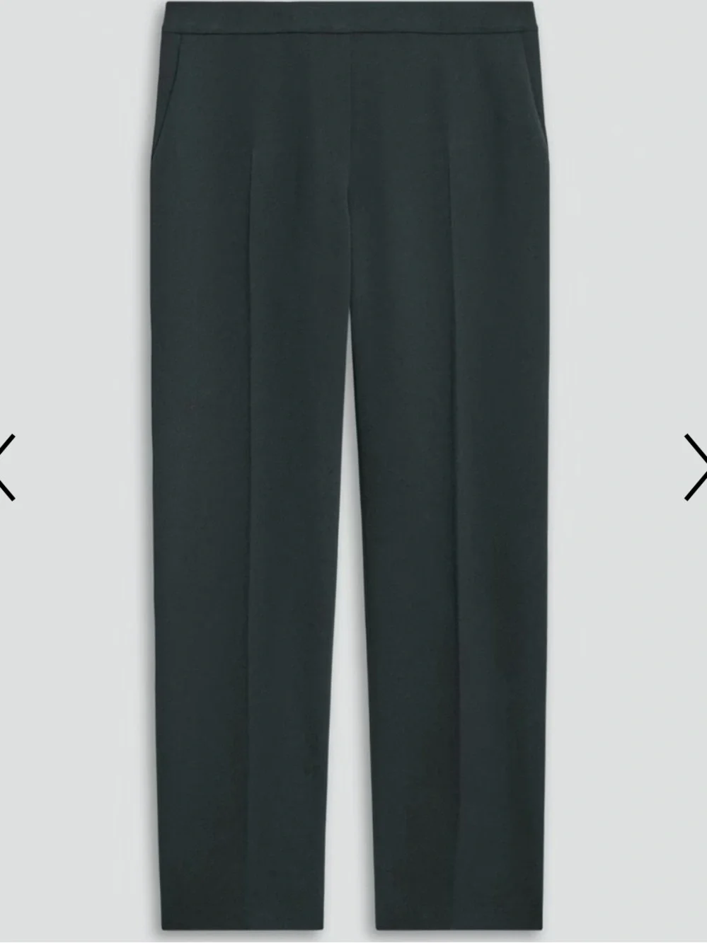 Theory Admiral Crepe Treeca Pull-On Pant, Black, 2
